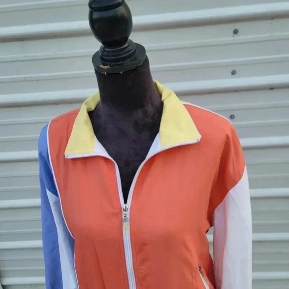 NWT $54 VTG Koret Sundance Coral Bomber Jacket Zip Front Womens sz S (6-8) - Picture 2 of 11